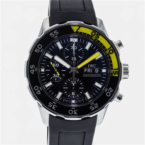 IWC aquatimer used